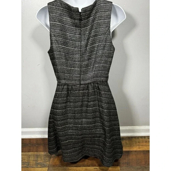 Anthropologie Moulinette Soeurs Dress Women Sz 4 Tweed Sheath Sleeveless - Picture 3 of 9
